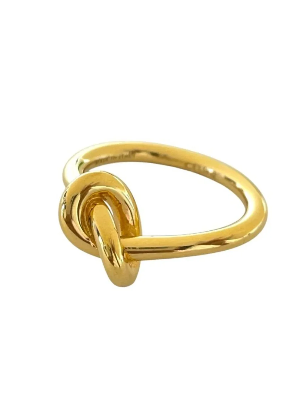 Celine Knot Ring Gold Plated